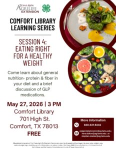 Comfort Lib series 4 Eating Right for a Healthy Weight